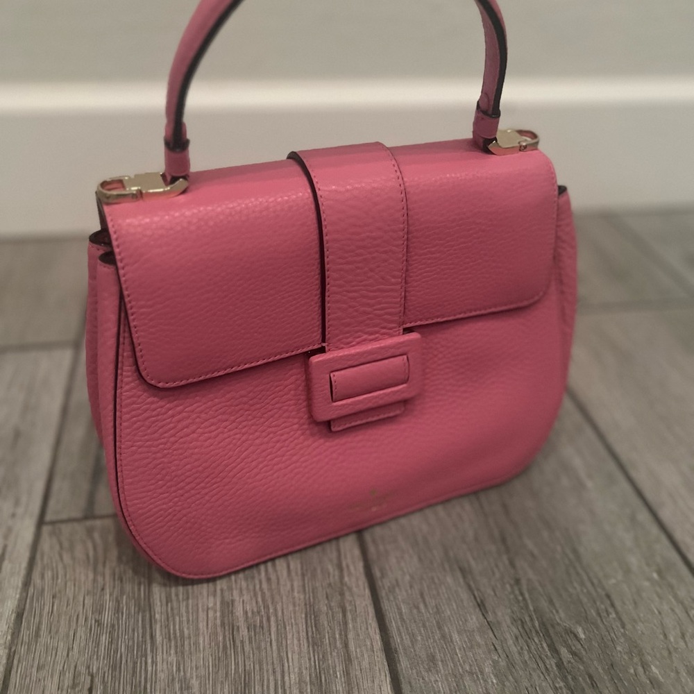 Kate Spade Carlyle Street Justina Crossbody Handbag Pink Sunset - Picture 3 of 4